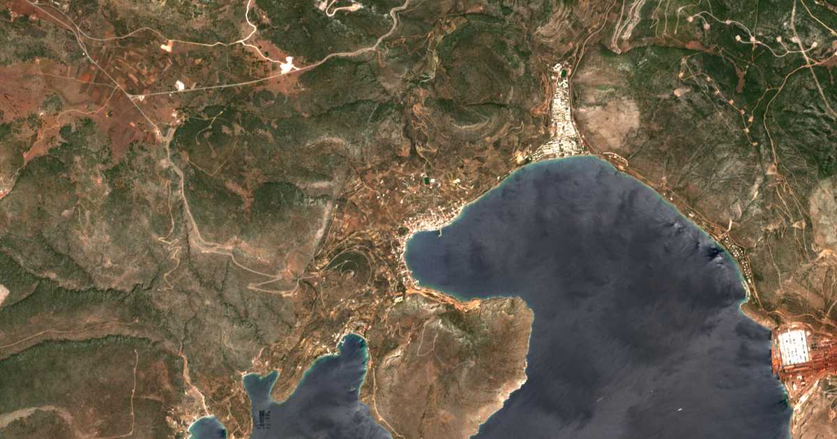 Hartă satelitară: Antikyra