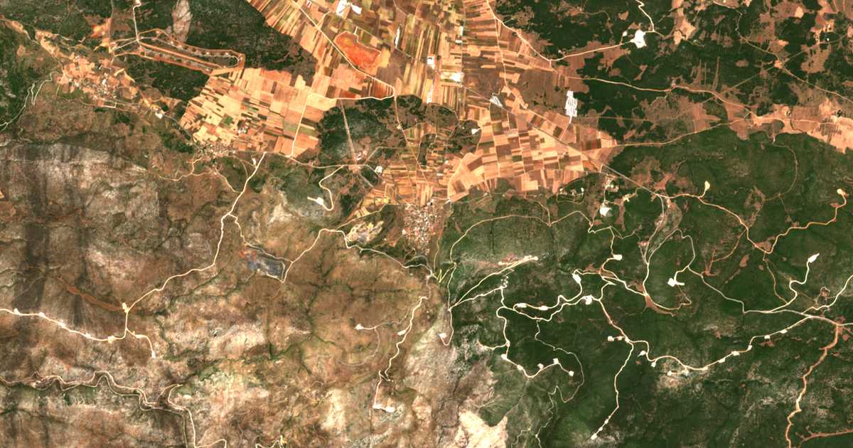 Hartă satelitară: Stefani