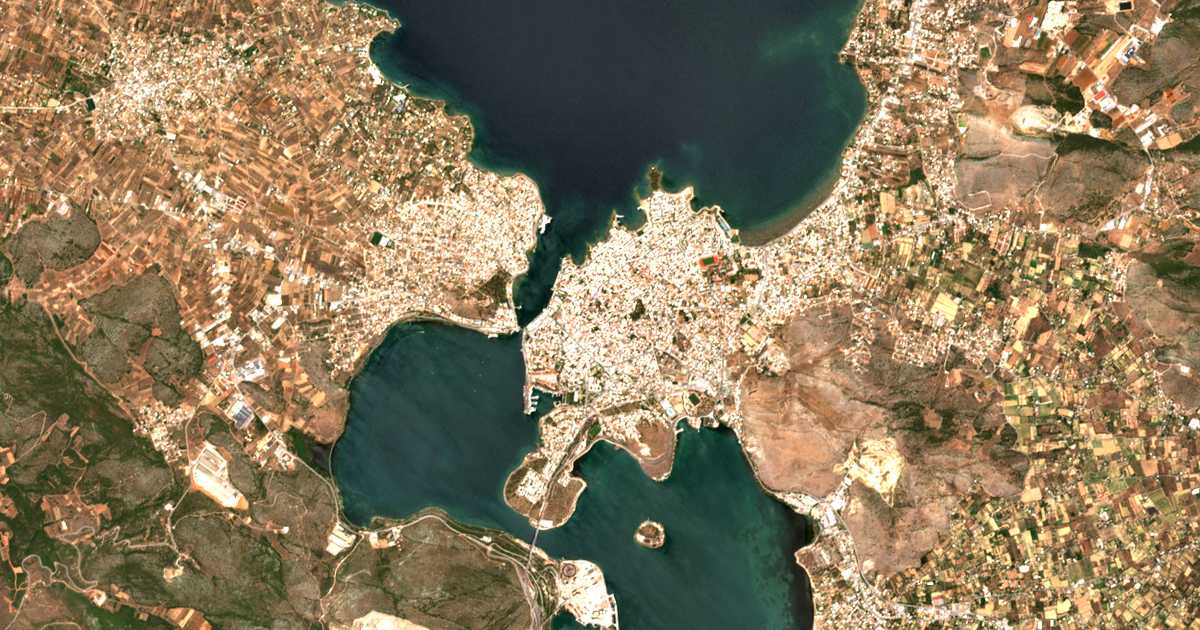 Hartă satelitară: Chalkis
