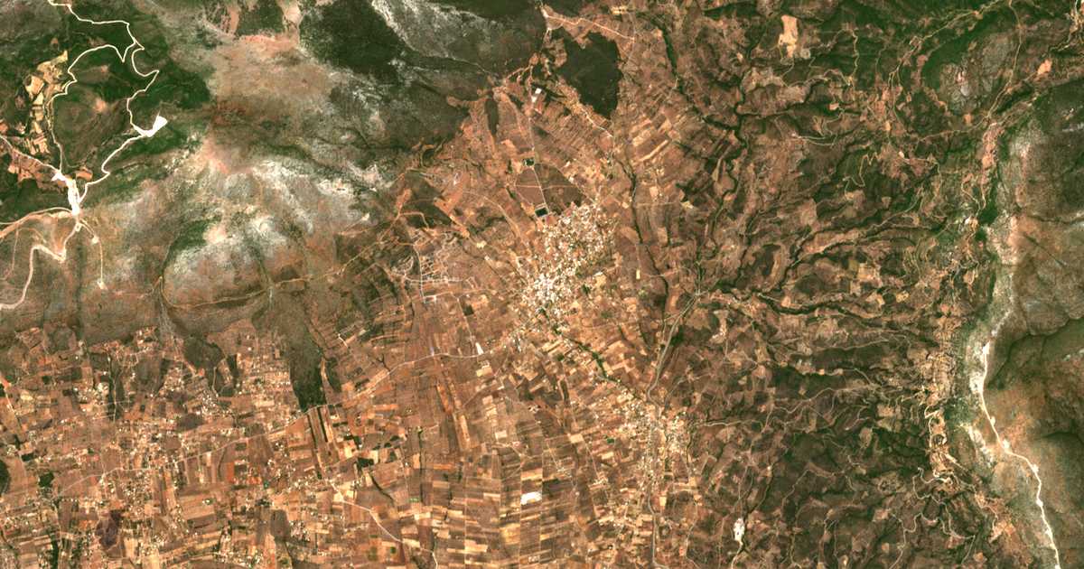 Hartă satelitară: Gymnón