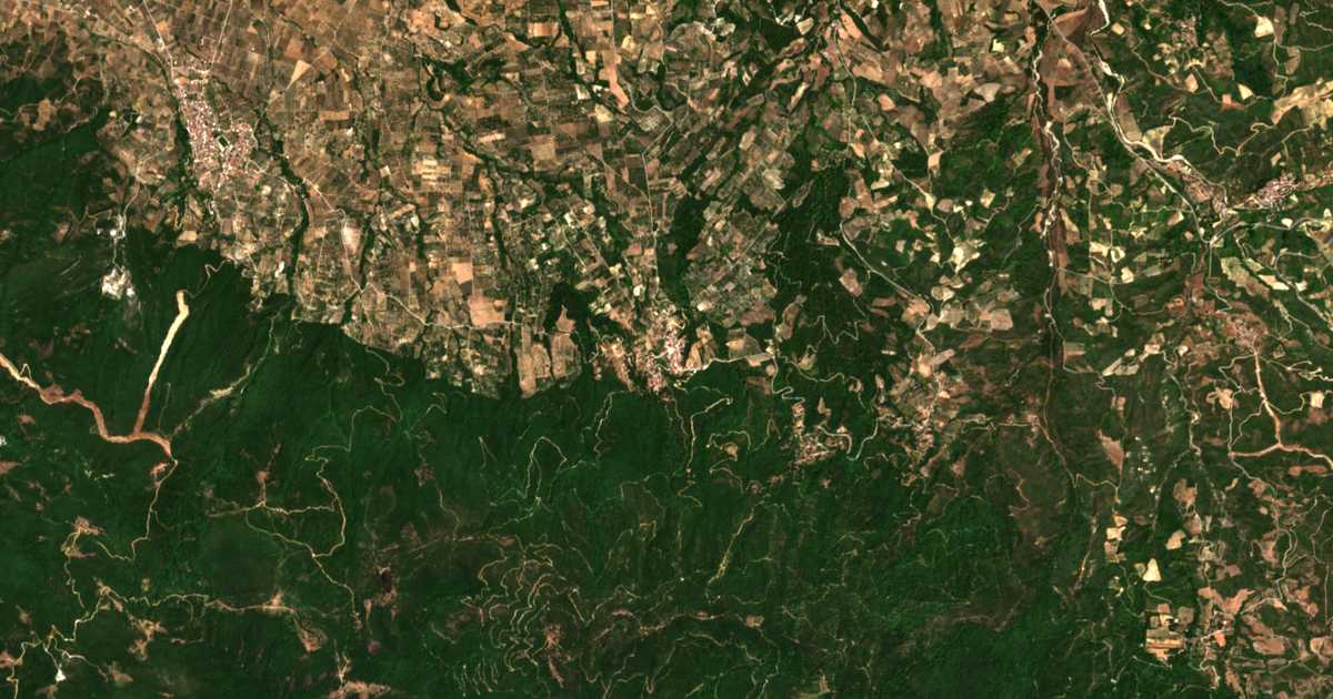 Hartă satelitară: Kastaniótissa