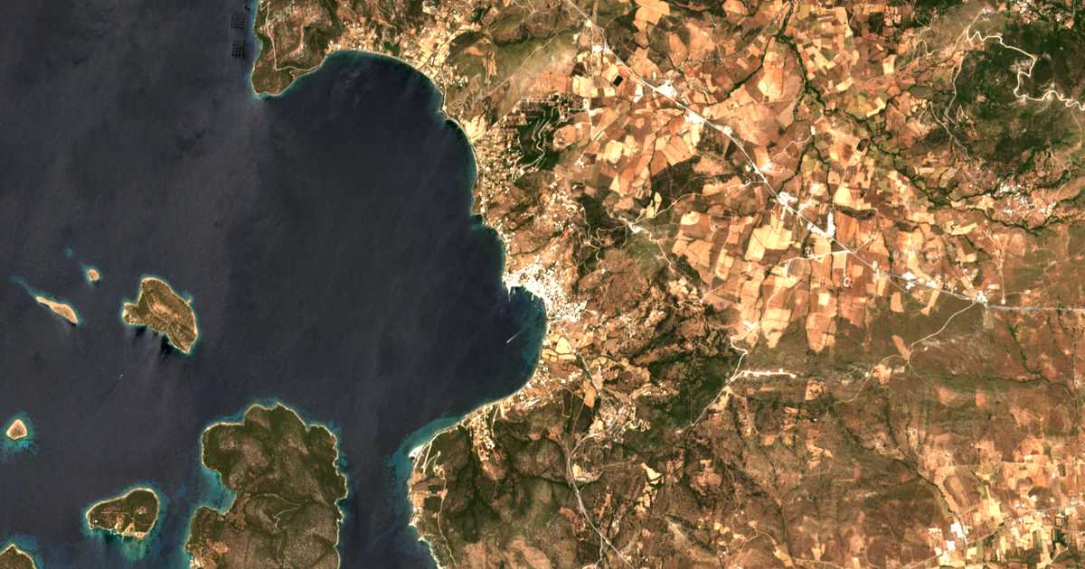 Hartă satelitară: Marmárion