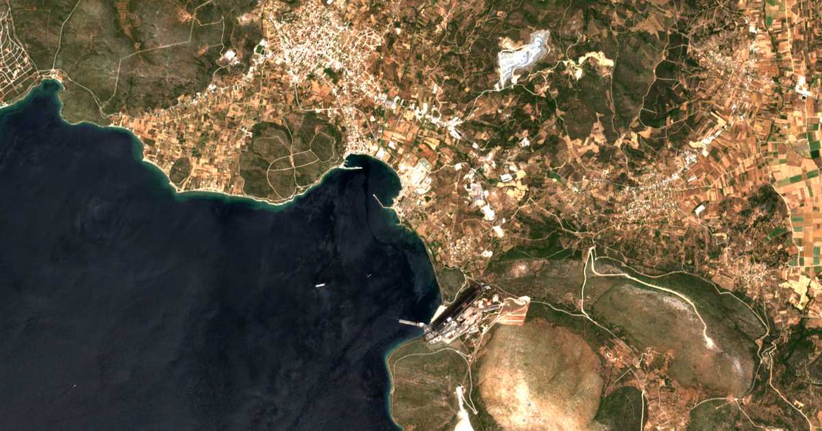 Hartă satelitară: Anthoúpoli