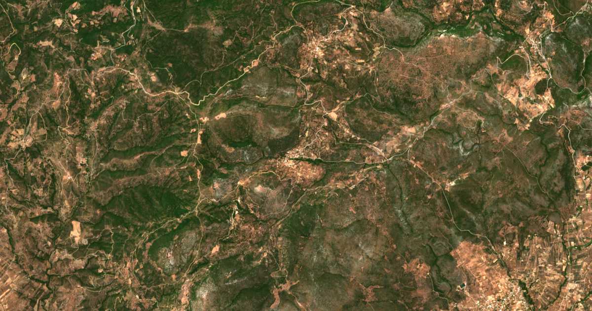 Hartă satelitară: Parthénion