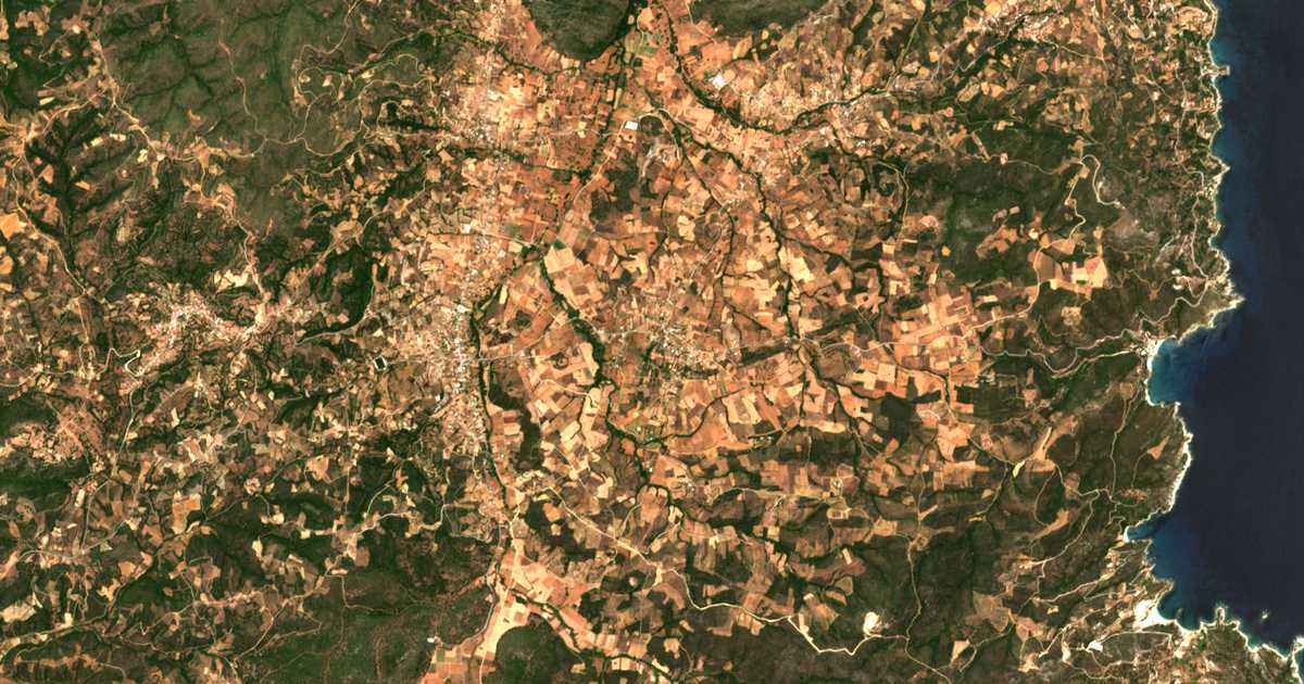 Hartă satelitară: Perivólia