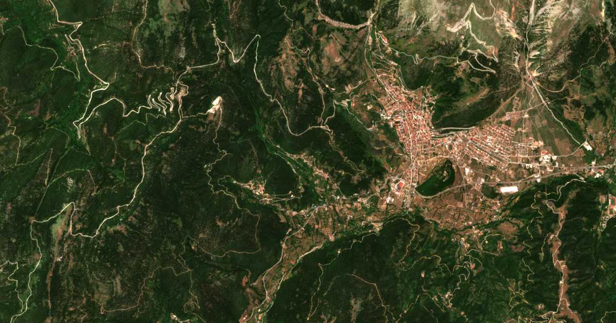 Hartă satelitară: Gorianádes