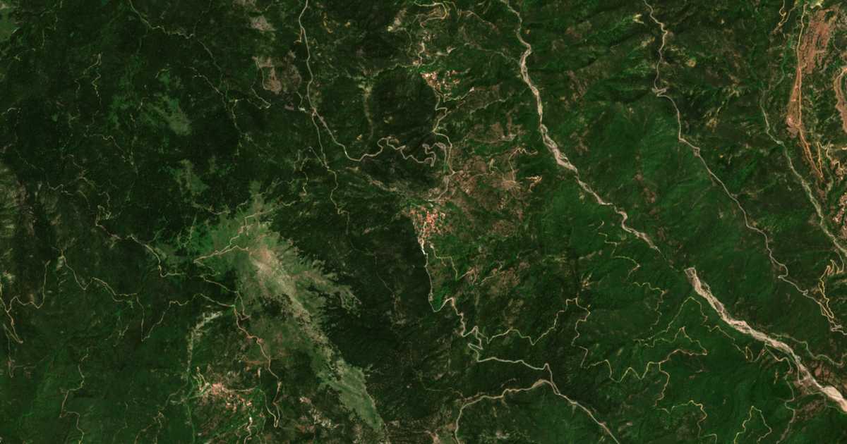Hartă satelitară: Pentagioi