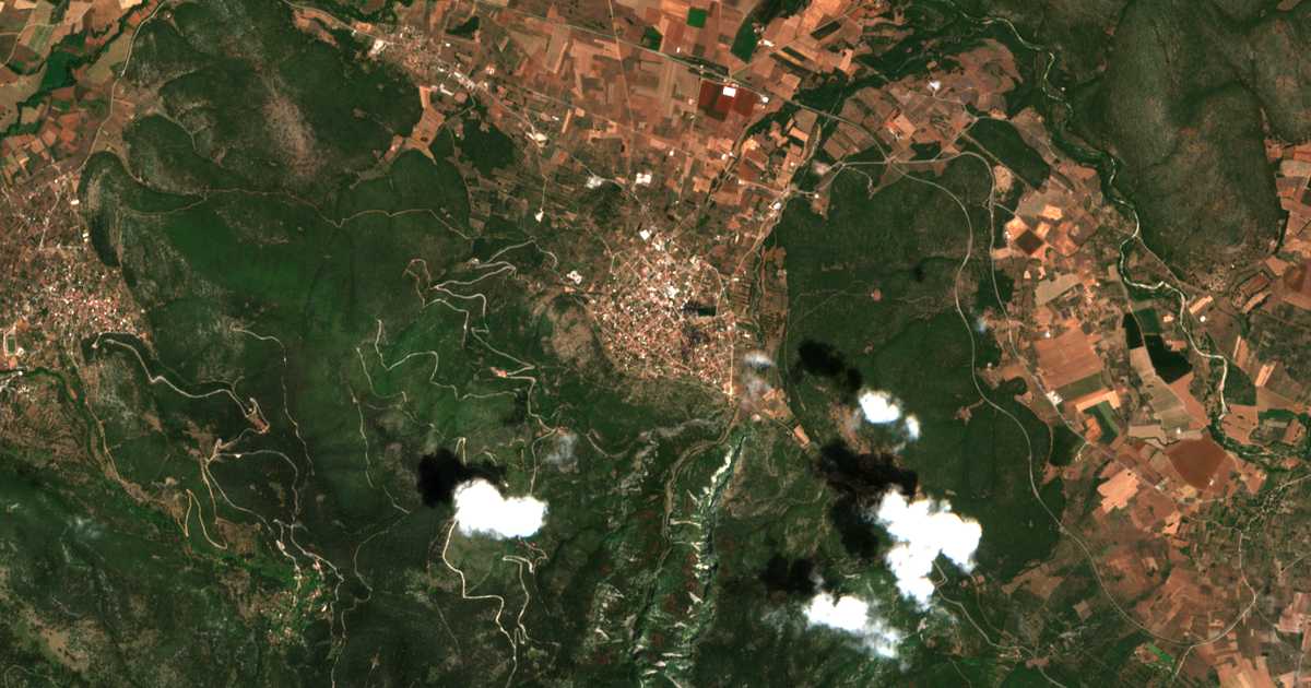 Hartă satelitară: Amfíkleia