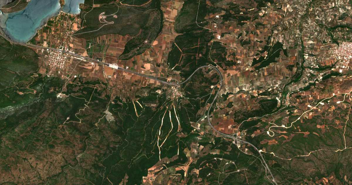 Hartă satelitară: Proskynás