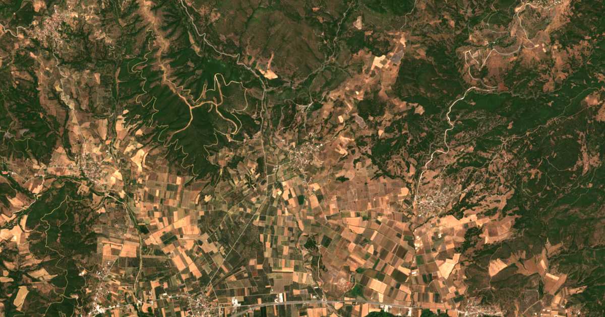 Hartă satelitară: Archánion