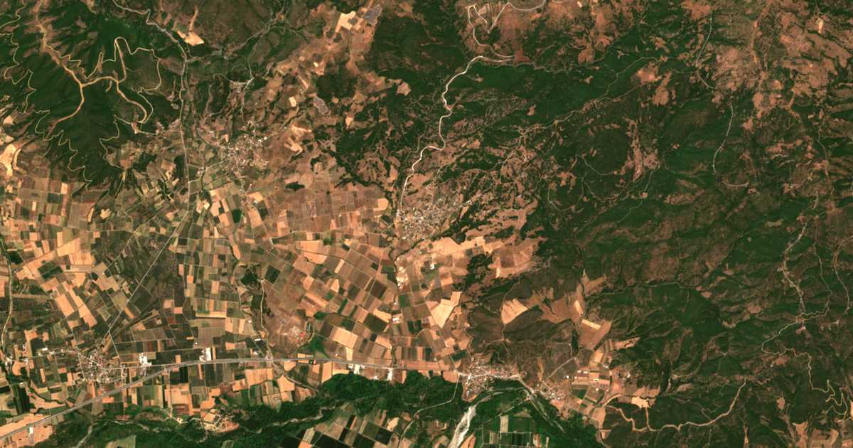 Hartă satelitară: Gramméni