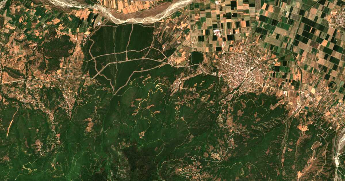 Hartă satelitară: Kloníon