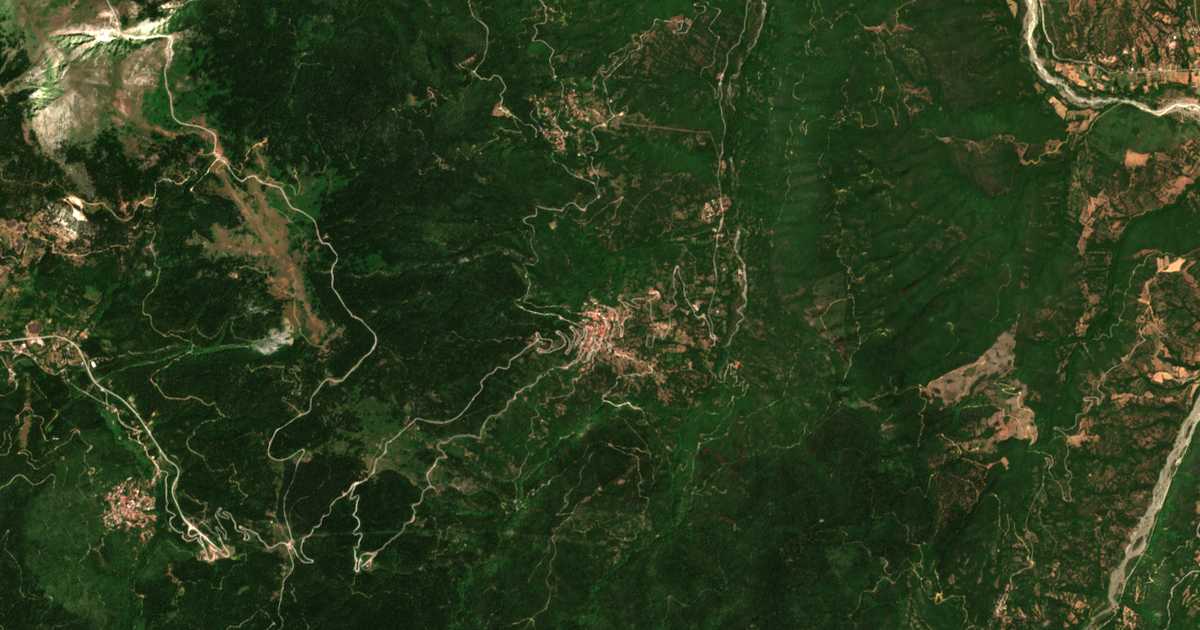 Hartă satelitară: Tymfristós