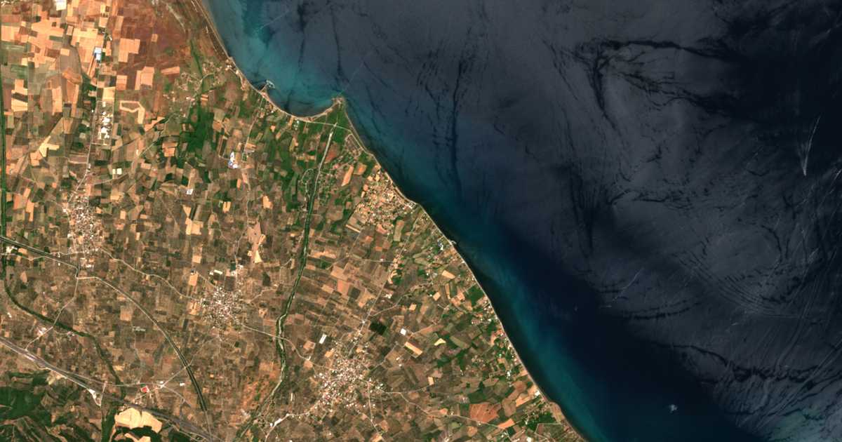 Hartă satelitară: Agía Aikateríni