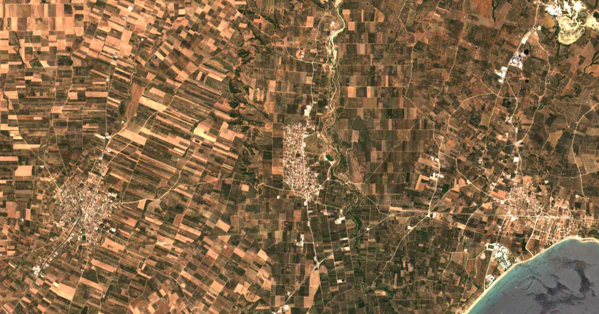 Hartă satelitară: Ólynthos