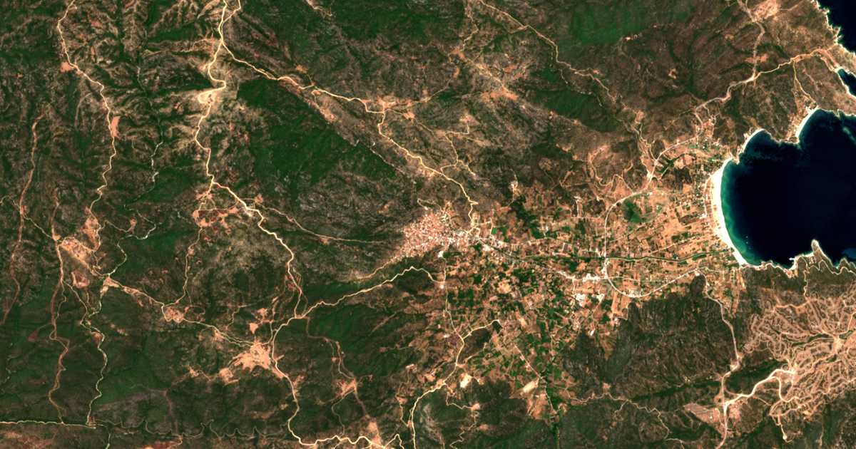 Hartă satelitară: Sykéa