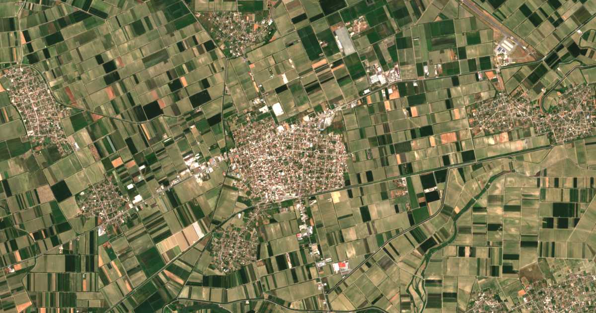 Hartă satelitară: Alexandreia