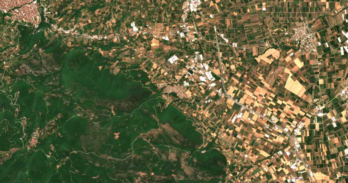 Hartă satelitară: Stenimachos