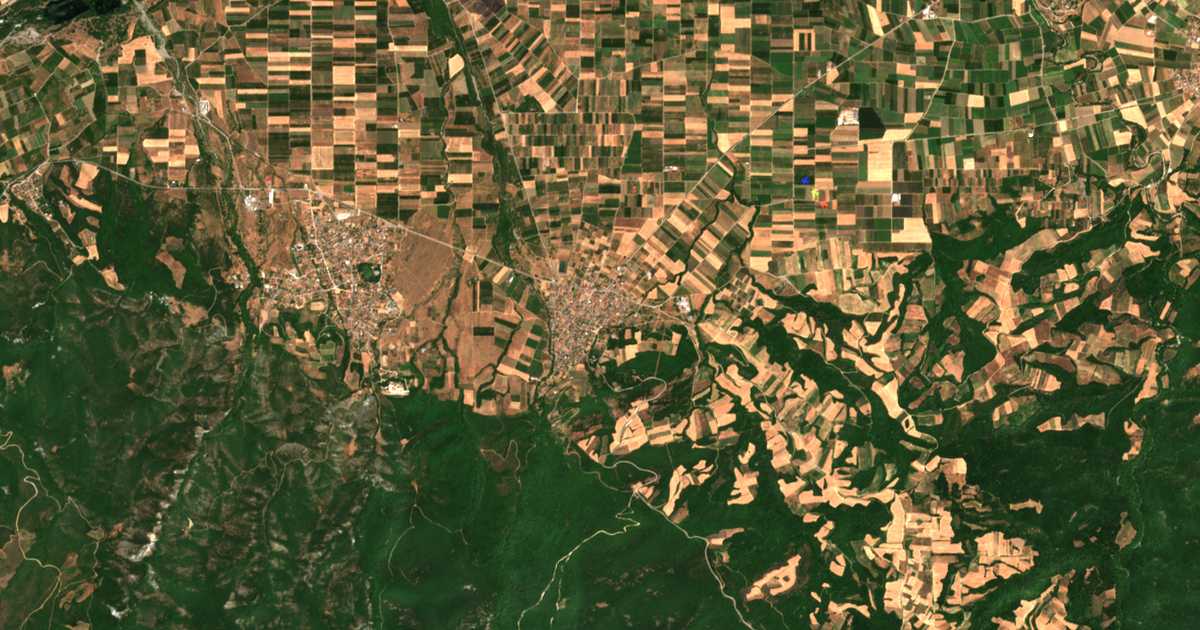 Hartă satelitară: Palatítsia