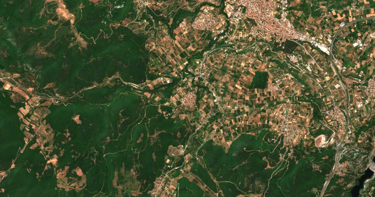 Hartă satelitară: Tripótamos