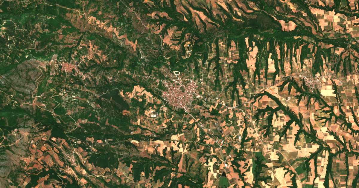 Hartă satelitară: Gouménissa