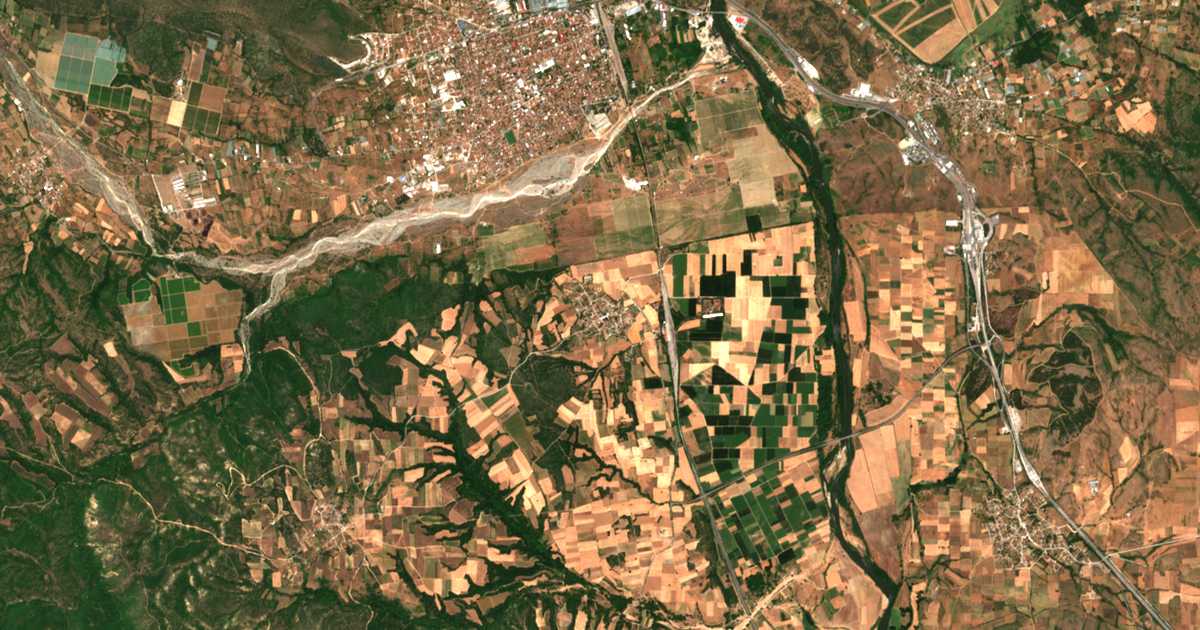 Hartă satelitară: Idomeni