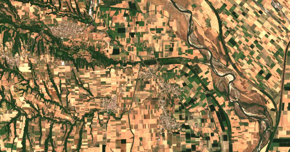 Hartă satelitară: Kampochórion