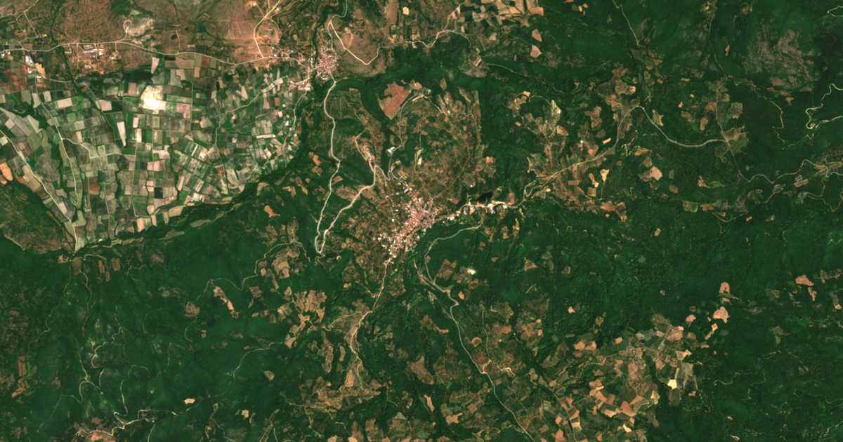 Hartă satelitară: Oșani