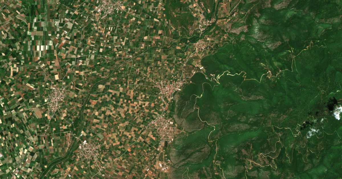 Hartă satelitară: Ída