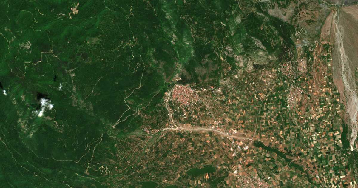 Hartă satelitară: Prómachoi