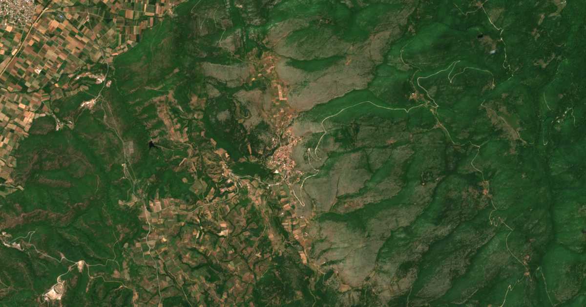 Hartă satelitară: Theodorákeion