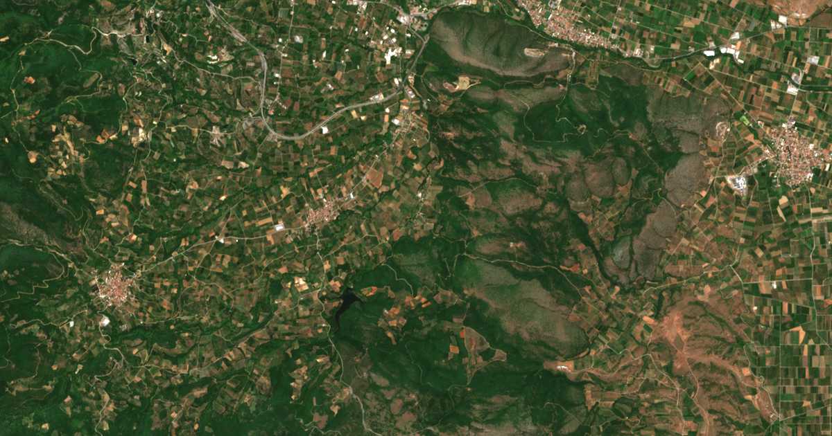 Hartă satelitară: Kaisarianá