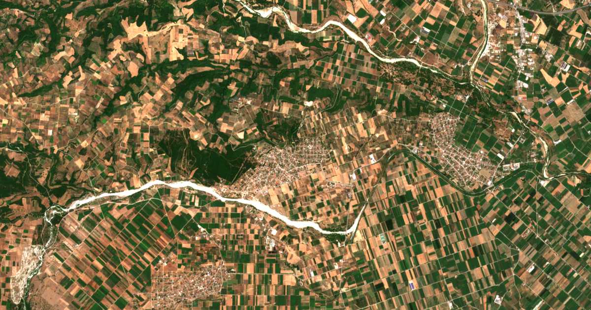 Hartă satelitară: Kontariótissa