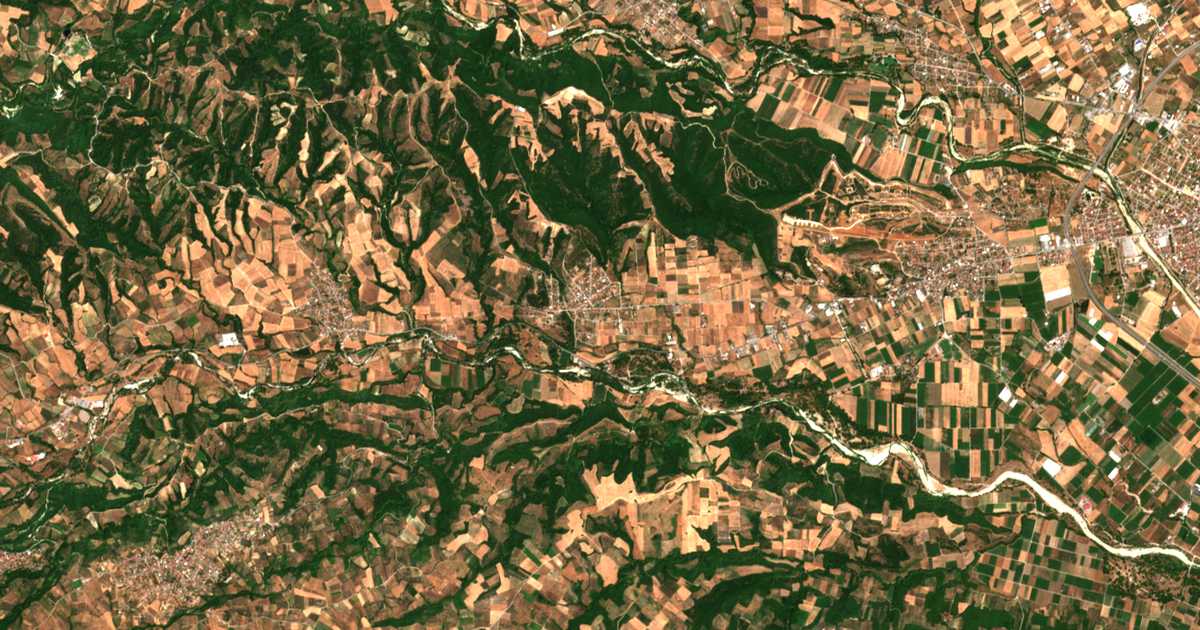 Hartă satelitară: Neokaisáreia