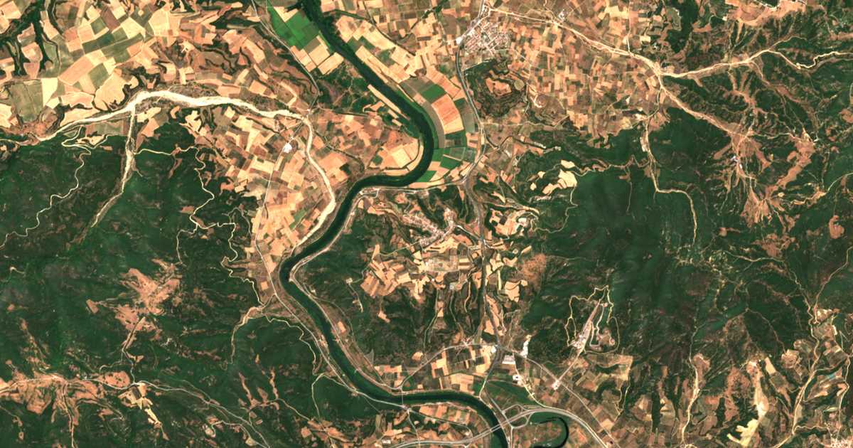 Hartă satelitară: Amfípolis