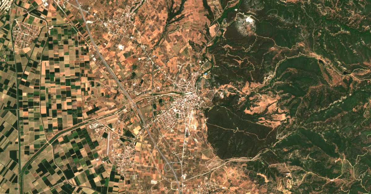 Hartă satelitară: Sidirókastron
