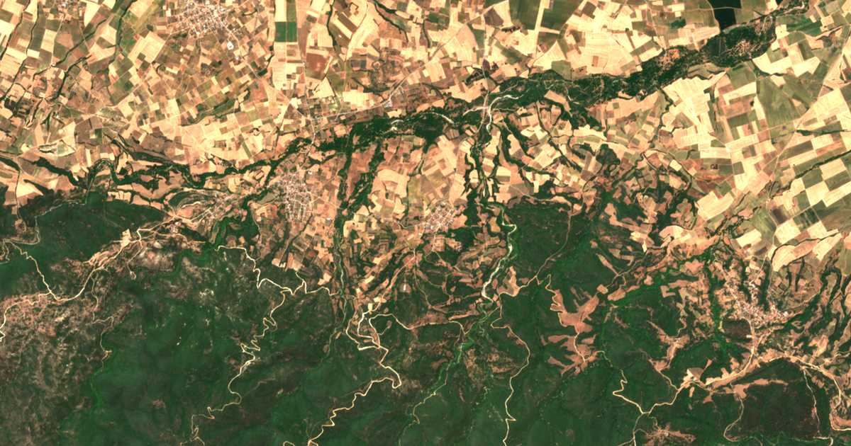 Hartă satelitară: Kastanochórion