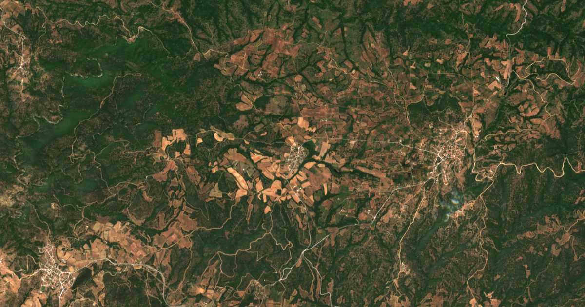 Hartă satelitară: Galíni