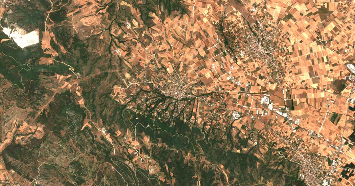 Hartă satelitară: Melissochórion