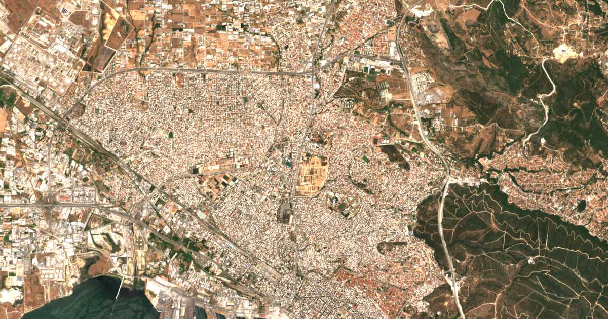 Hartă satelitară: Stavroupolis