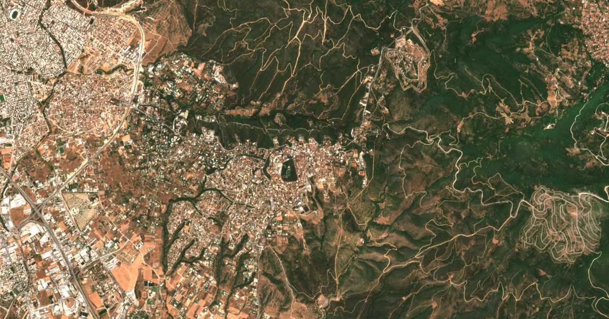 Hartă satelitară: Panorama