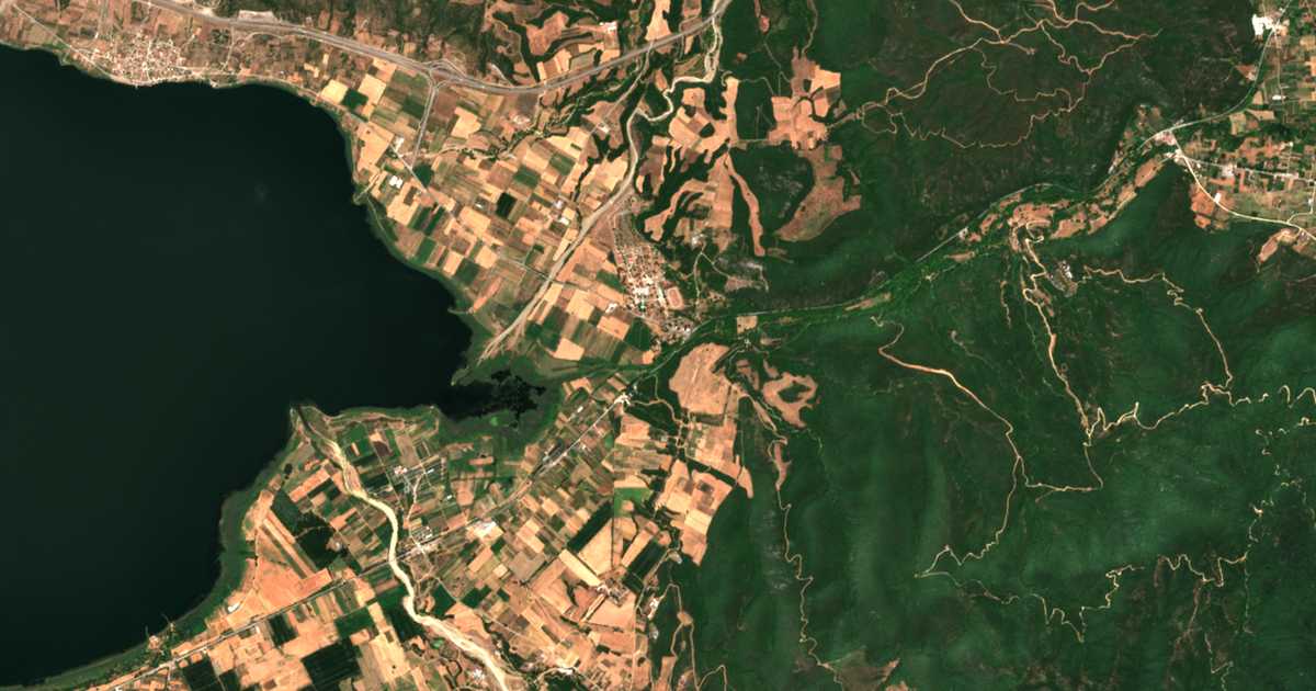 Hartă satelitară: Rentína