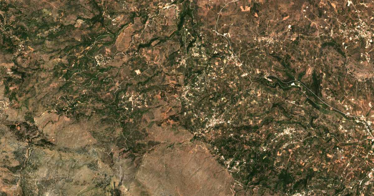 Hartă satelitară: Pemónia