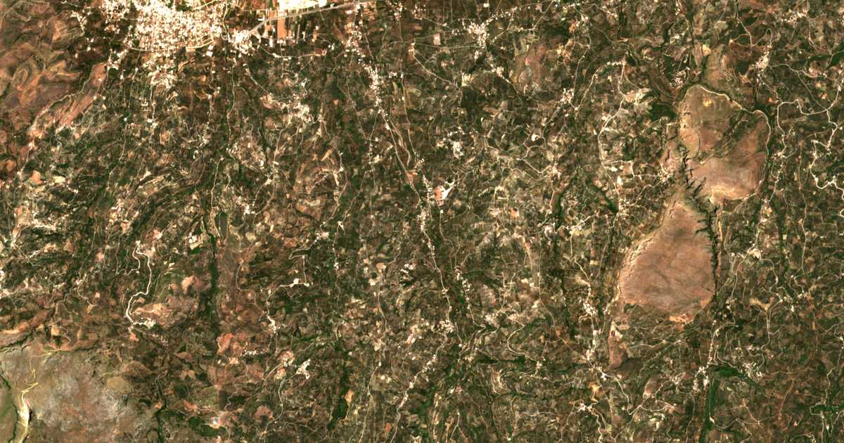 Hartă satelitară: Potamída