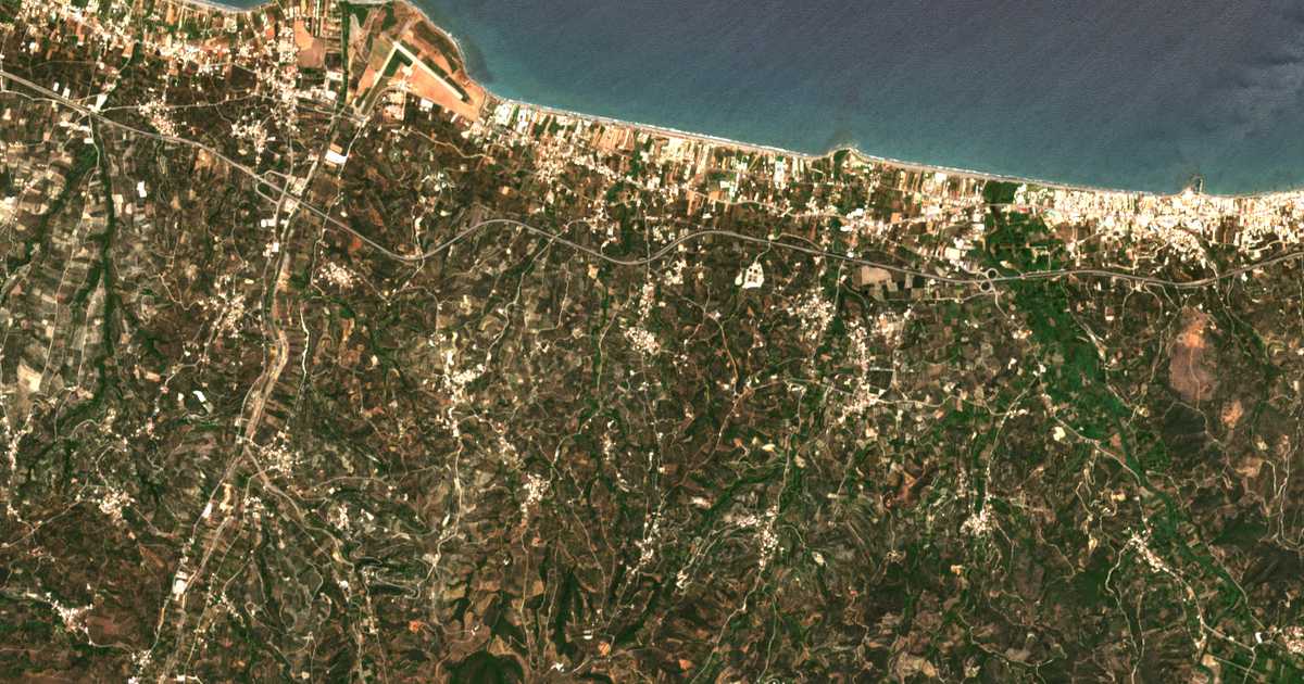 Hartă satelitară: Kontomárion