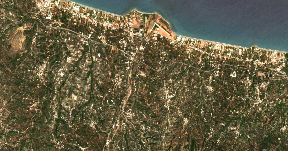 Hartă satelitară: Vlacheronítissa