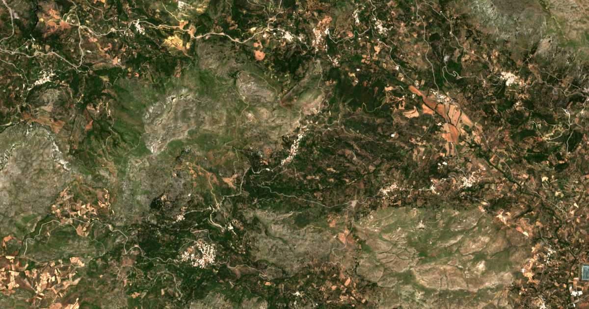 Hartă satelitară: Méronas