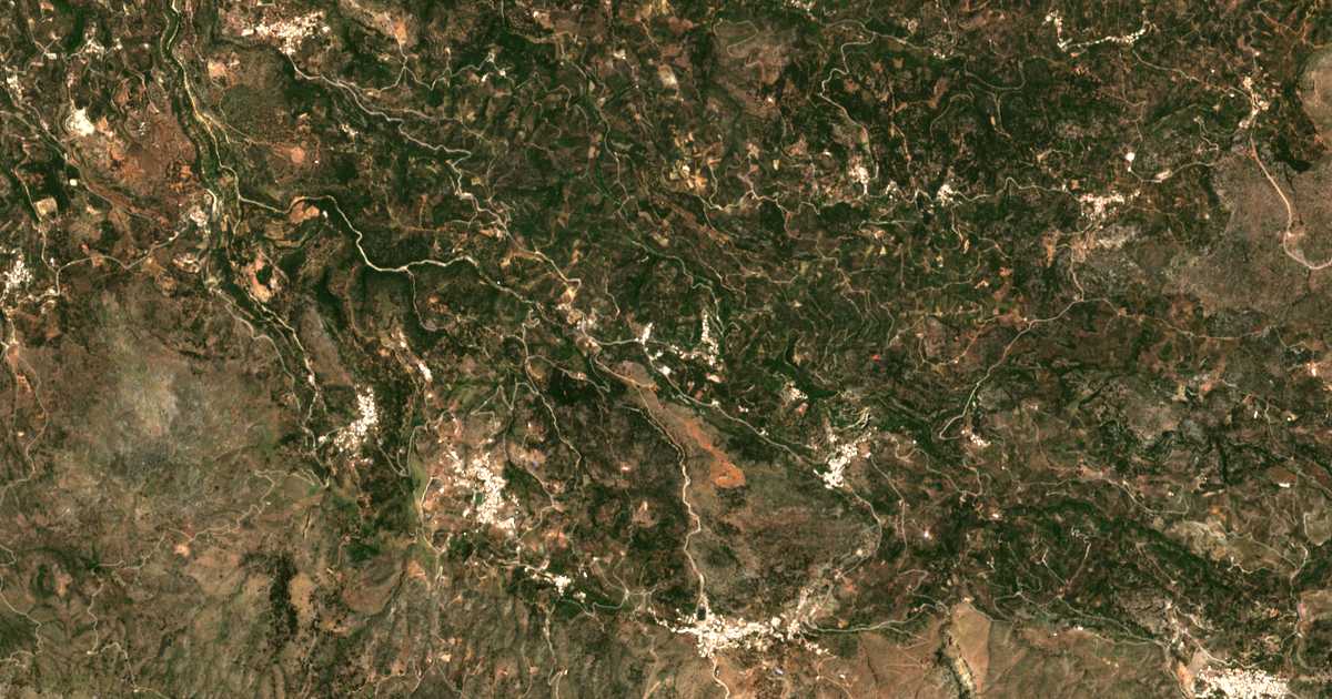 Hartă satelitară: Katerianá