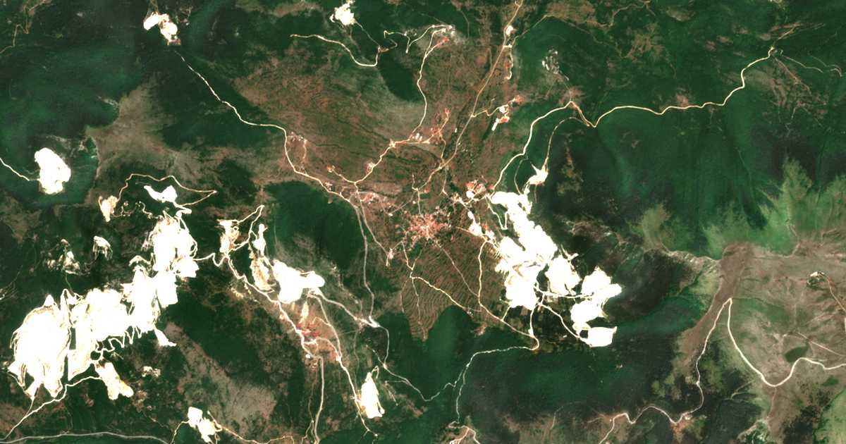 Hartă satelitară: Vólax