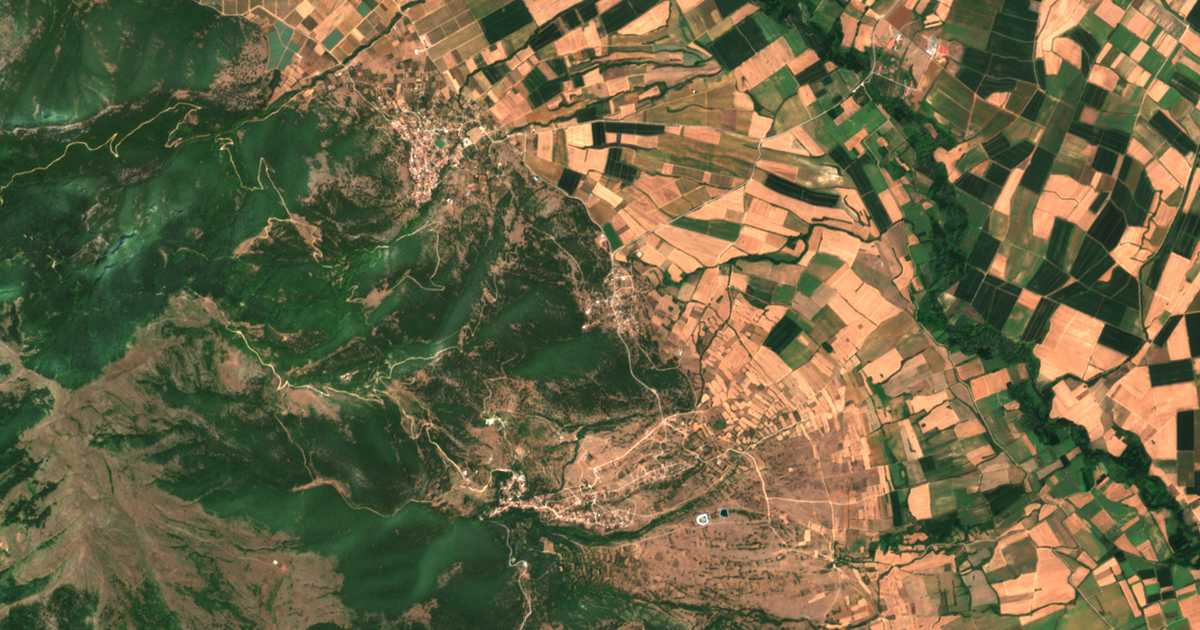 Hartă satelitară: Anthochórion